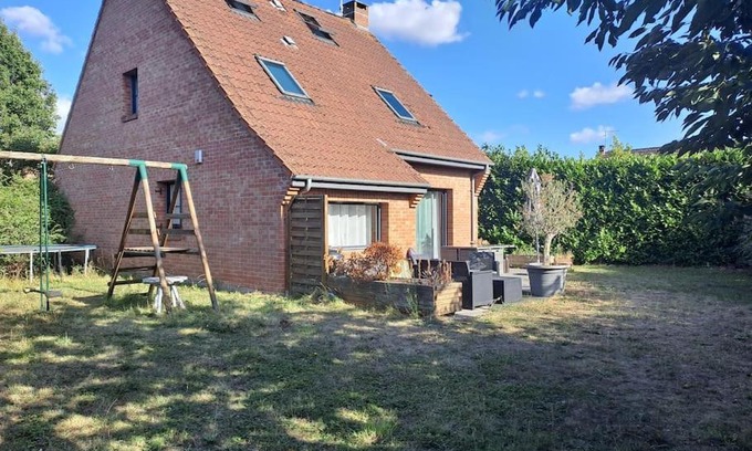 Haubourdin House | Cozy Villa Near Lille Center with Family and Pet Amenities