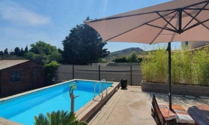 Corbere-les-Cabanes House | Villa Individuelle Piscine Privée rdc 4 Chambres mer