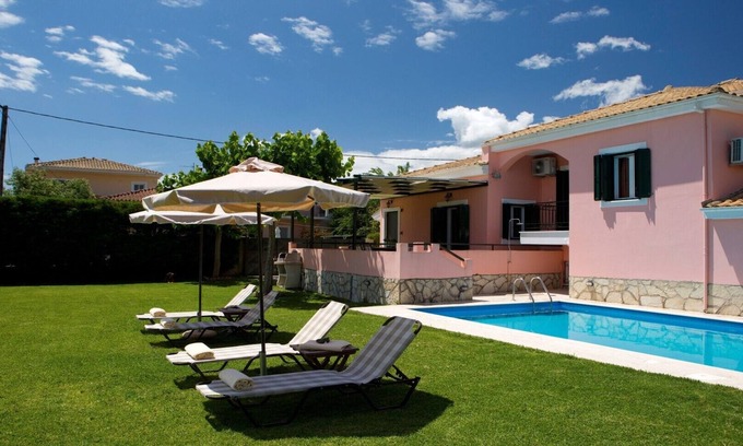 Kariotai Villa | Villa Ioanna - Private Pool Oasis with Ocean Views