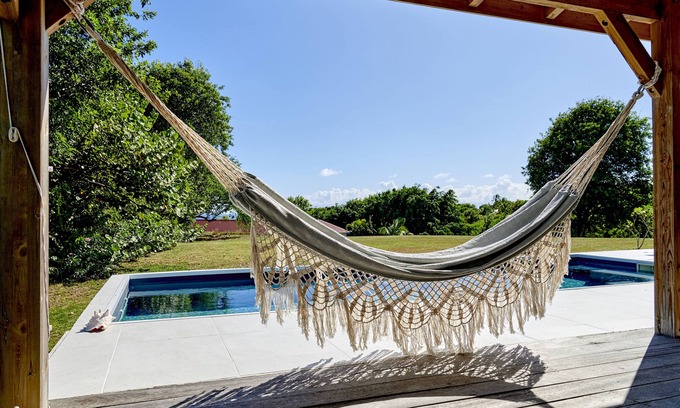 Capesterre-de-Marie-Galante Villa | Relax at Villa Jacaranda with Pool and Family Amenities
