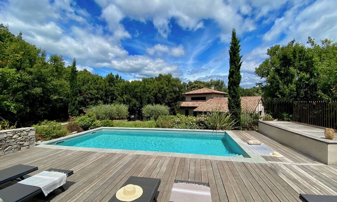 Les Vans Villa | Villa Jardin Sud - Guest Rated 9.8 with Private Pool Oasis