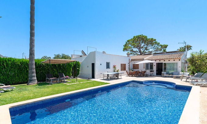 Puerto de Pollensa Villa | Villa Kaia: Private Pool Retreat for 4 with Spa Amenities