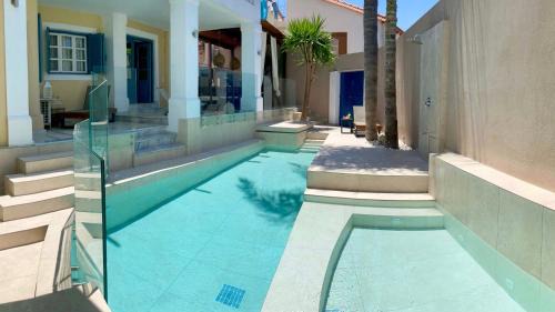 Loutra Villa | Villa Athena Kallergi: 4-Star Oceanfront Oasis with Pool