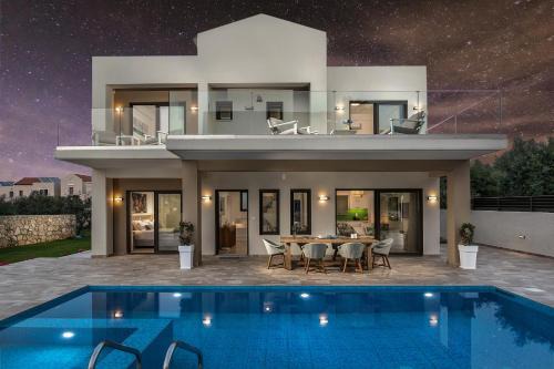 Agia Villa | Elegantly Appointed Villa Kambos Platanias with Ocean Views