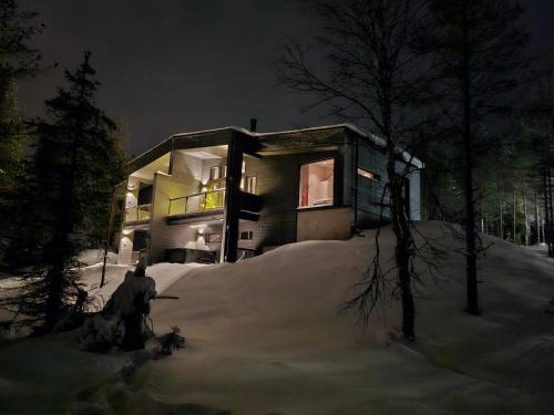 Rukatunturi Apartment | Villa Kanger Ruka1: Guest Rated 9.7 with Private Beach Access
