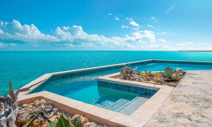 Leeward Settlement House | Villa Kendara: Gated SeaFront Guesthouse with Ocean Views