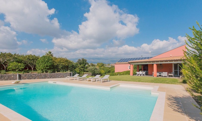 Acireale Villa | Relaxing Villa Kimia 8 with Private Pool & Spa Amenities