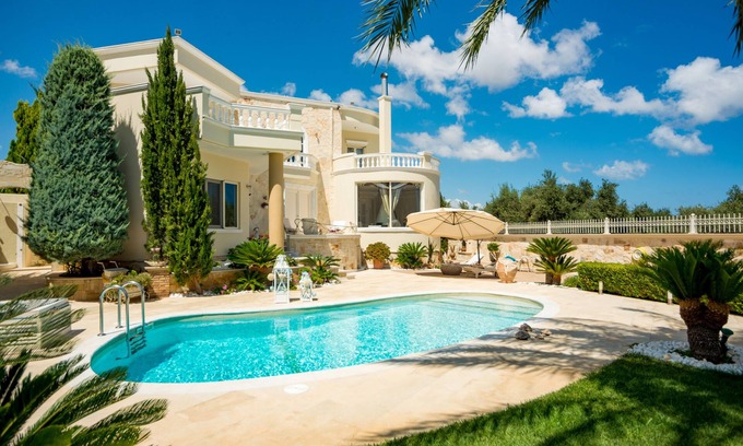 Skotino Villa | Discover Cretan Diamond: Pools, Parks & Premier Amenities