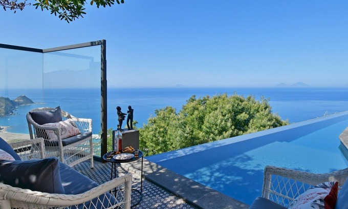 Capo d'Orlando Villa | Relax at Villa La Vista: Pool, Spa & Pet-Friendly Retreat