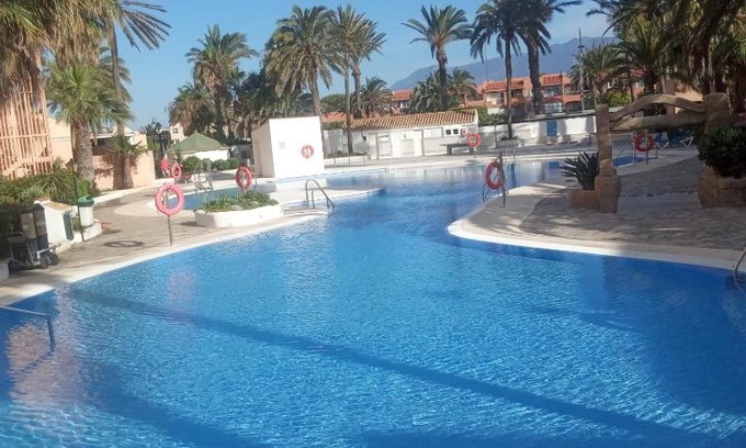 Roquetas de Mar Apartment | Villa Lagos: Oceanfront Retreat Just 25 Meters from the Sea