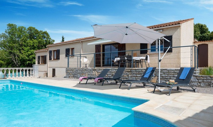 Argelliers Villa | Inviting 34CANTA Villa Le Cantagril with Private Pool