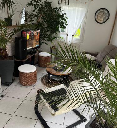 Andrezieux-Boutheon Villa | Tranquil Villa le Jasmin with Hot Tub & Family-Friendly Perks