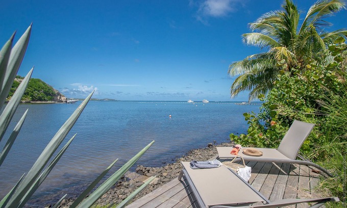 Le Francois Villa | Waterfront Villa Les Agaves with Private Pool & Ocean Views