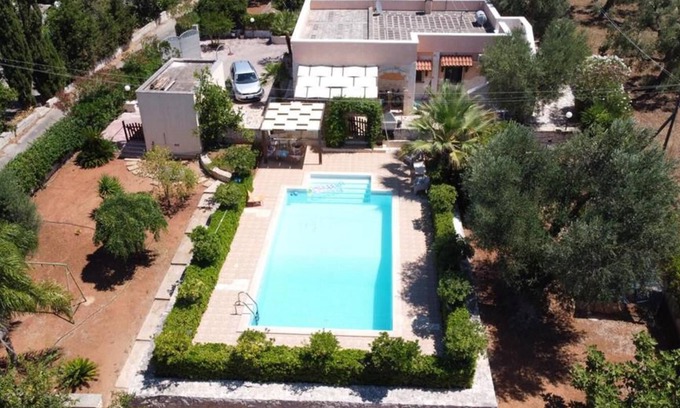 San Vito dei Normanni Villa | Villa Lidia: Private Pool Retreat Near Wild Beaches