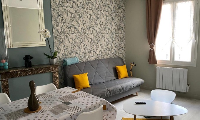 Mers-les-Bains Apartment | Villa Liliane: Family-Friendly 55m2 Retreat with High Ratings