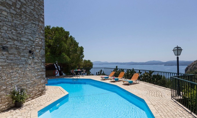 Barbati Villa | Villa Lithari - Olive Press: Magnificent Ocean & Mountain Views