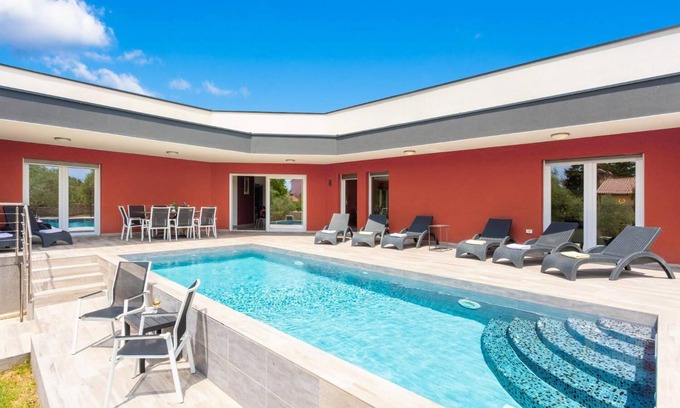 Krnica Villa | Villa LM: Oceanfront Four Bedroom Retreat for 9 Guests