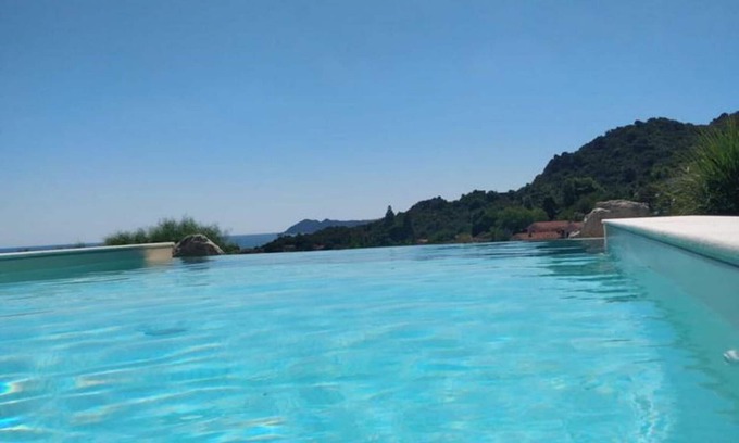 Costa Rei Villa | Villa 'Luisa': Oceanfront Retreat with Private Pool & Spa