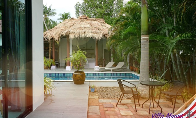 Ko Pha-ngan Villa | Villa Manni: Private Pool Oasis Amidst Coconut Trees