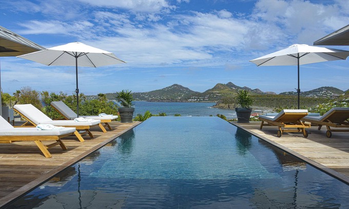 Anse des Cayes Villa | Villa Marcel: 6 Bedrooms, Ocean View & Private Pool