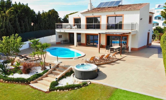Olhos D'Agua Villa | Top-Rated Villa Margarida with Oceanfront Pool & Spa