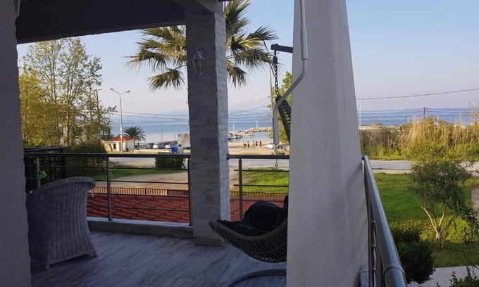 Nea Fokaia Apartment | Villa Maria: Oceanfront Retreat for Families and Friends