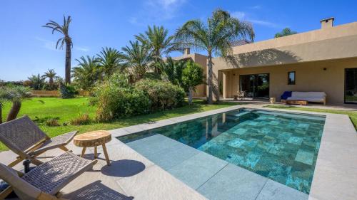 El Aggada Villa | Elegant Villa Maria: 4-Star Oasis with Ocean View & Spa