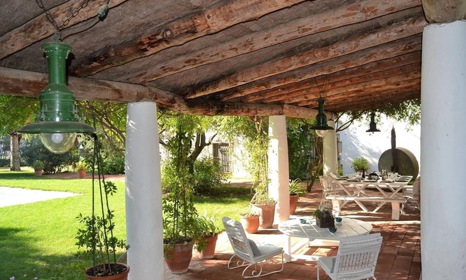 Cubelles Villa | Villa Masia Sitges: Pool, Garden & Oceanfront Retreat
