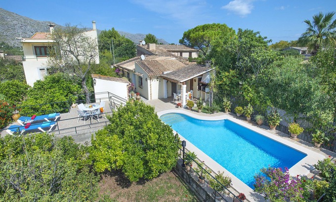 Pollensa Villa | Villa Mateu - Steps from Old Town with Pool & Spa