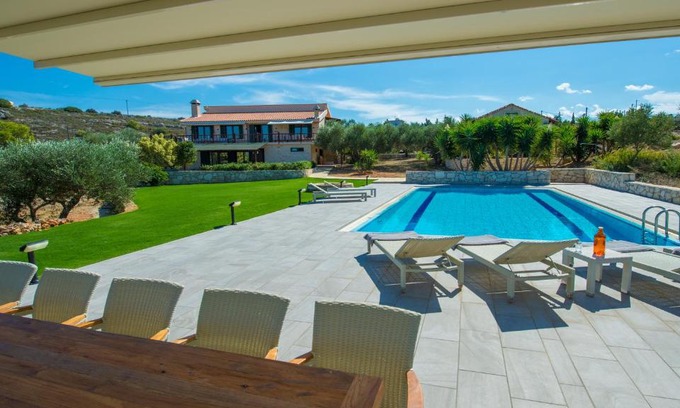 Kambanion Villa | Experience Villa Mathea: Oceanfront Retreat with Pool