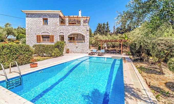 Pylos-Nestoras Villa | Villa Meli: Family-Friendly Two Bedroom Retreat with Pool
