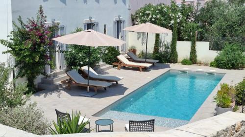 Bozava Villa | Villa Mira: Heated Pool & Breathtaking Sea View Retreat