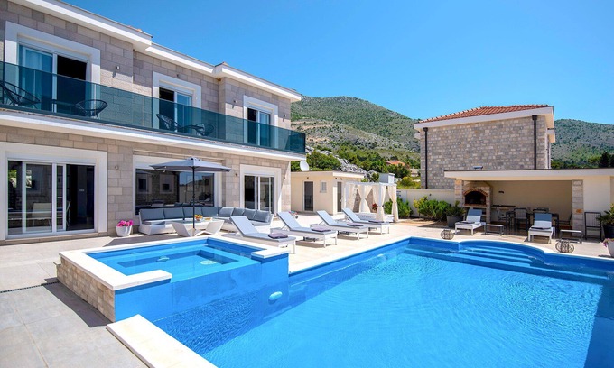 Ravno Villa | Villa Miriam: Private Pool & Ocean View Near Dubrovnik