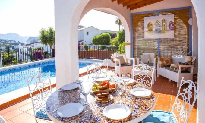 Monte Pego House | Villa Moreana: Oceanfront Retreat with Private Pool & Spa