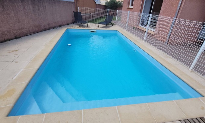 Cazouls-les-Beziers Villa | Cozy Villa Neuve with Pool & Ocean View Near the Beach
