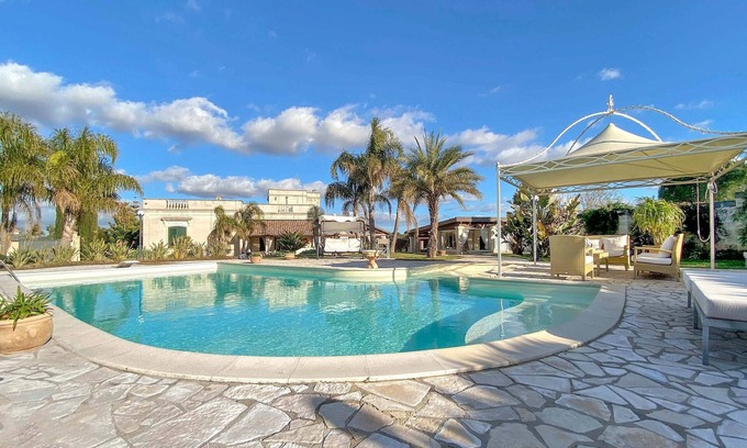 Scorrano Villa | Experience Villa Nicrys: Top-Rated Stay with Pool & Kitchen