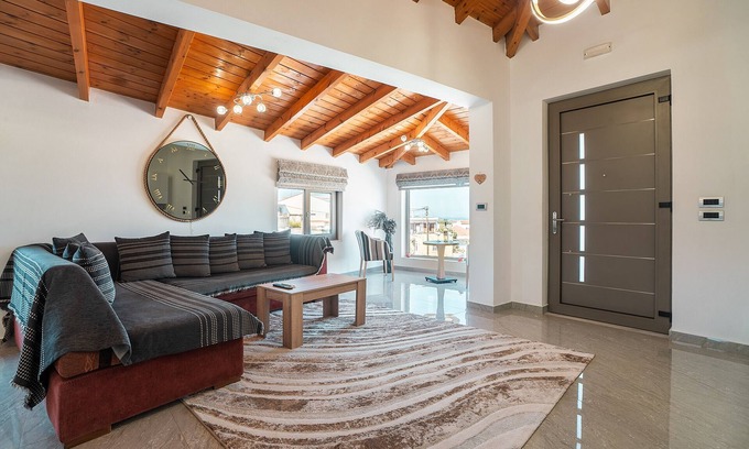 Fanai Villa | Villa Nikolaos 2: Breathtaking Sea Views & Top Amenities