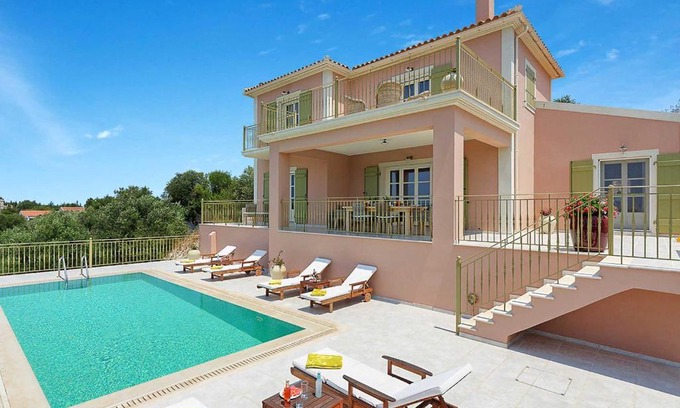 Antipata Villa | Villa Nikolas: Family-Friendly Retreat with Pool & Kitchen