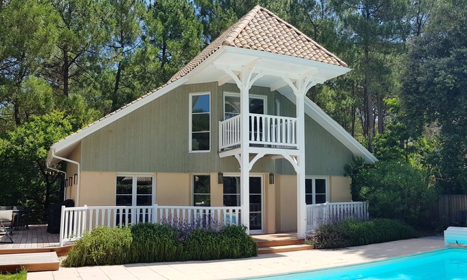 Lacanau-Ocean Villa | Villa No. 8 Eden Club: Private Pool & Oceanfront Retreat