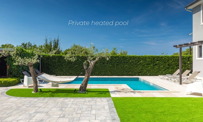 Bibici Villa | Villa Oasi Verde: Family Retreat with Private Heated Pool