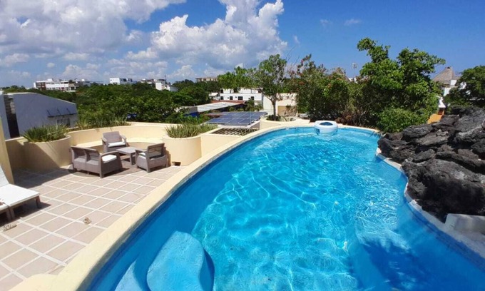 Gonzalo Guerrero Resort | Villa Ocre: Guest Rated 10/10 with Pool, Spa & Restaurant