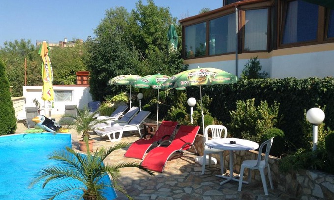 Saints Constantine and Helena Villa | Relax at Villa Olymp with Ocean View & Pool Amenities