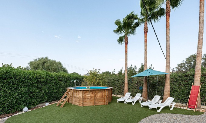 Cartama Villa | Villa "Palmeras" with Mountain View, Private Pool & Wi-Fi