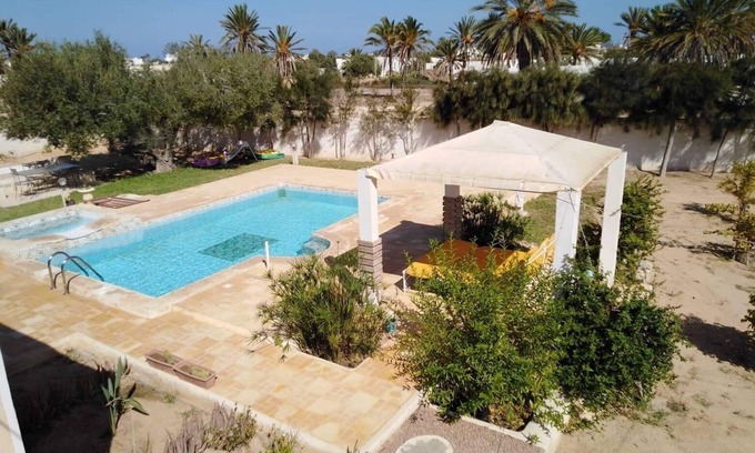 Midoun Villa | Relax at Villa Palms Blu Djerba with Private Pool & Spa