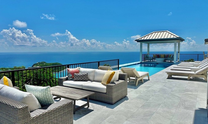 Point Rendezvous Villa | Villa Panache - Breathtaking Views with Pool & Family Amenities