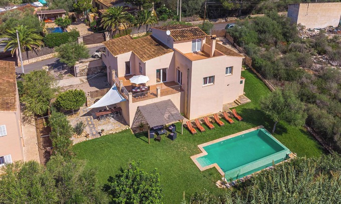 Portopetro House | Villa Paqui: Infinity Pool & Ocean View Near Cala Mondragó