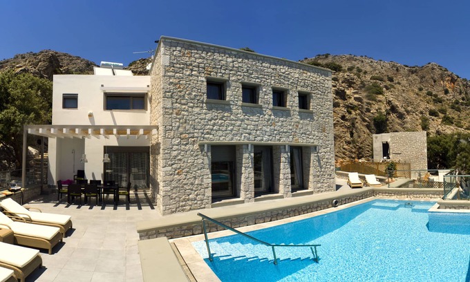 Pefkos House | Exceptional Villa Passithea with Private Heated Pool