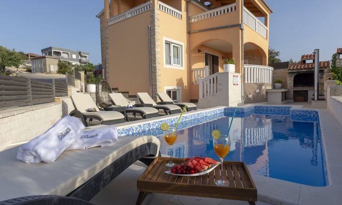 Razanj House | Villa Patria: Oceanfront Retreat with Private Pool & More