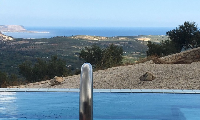 Makhairoi Villa | Villa Petra: Breathtaking Sea Views with High-Speed Internet