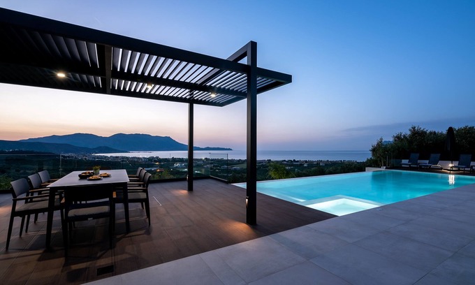 Kissamos Villa | Elegant Villa Phos with Private Pool and Scenic Views